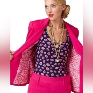 Lilly Pulitzer punch pink leighton blazer